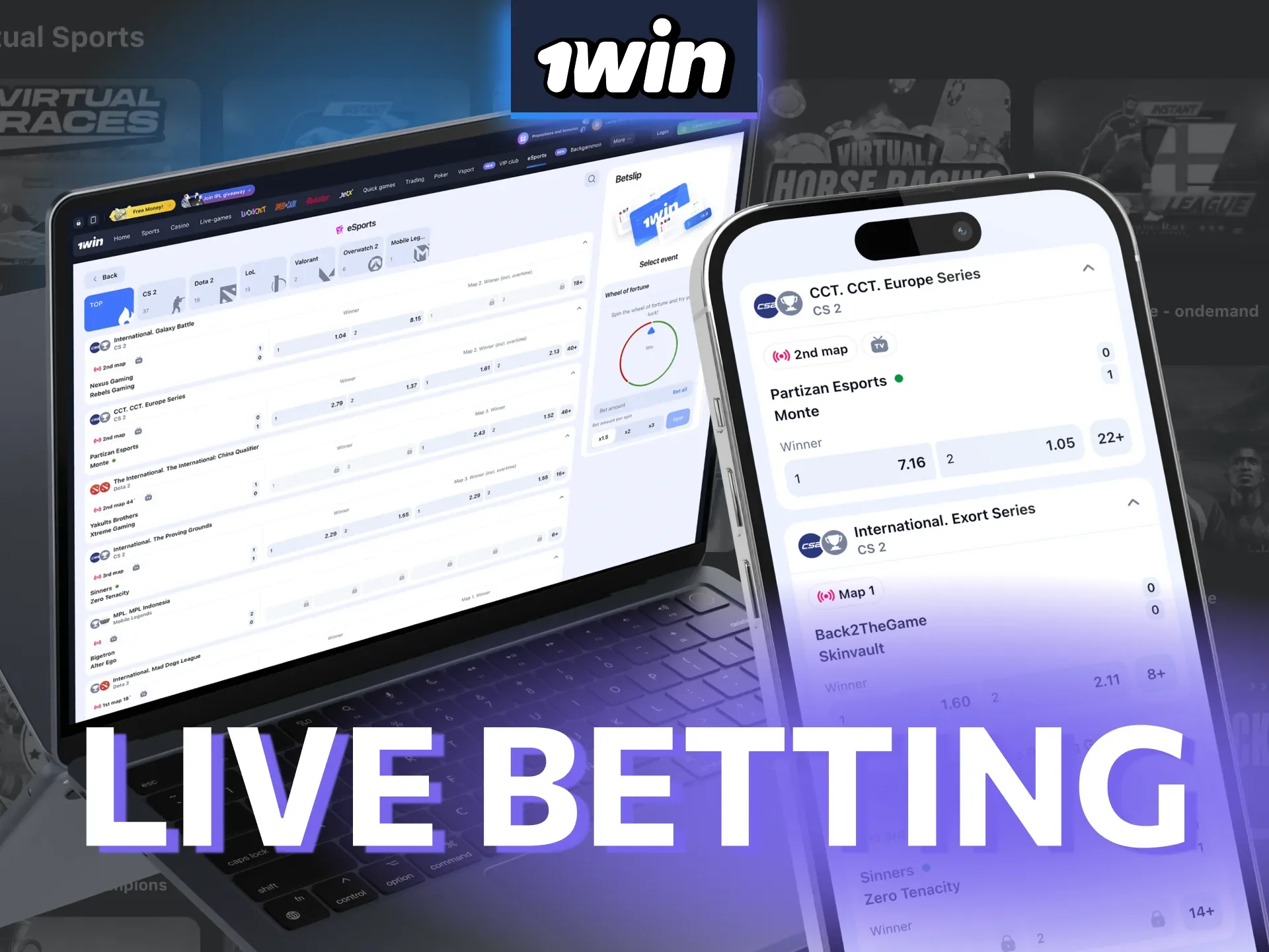 Watch and bet on eSports live with 1win’s dynamic in-play markets.